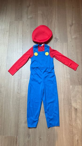 🍃 Costume de Mario – Déguisement enfant – 4/6 ans – Disguise – Comme neuf