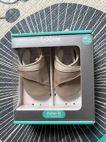 Chaussons cuir BOBUX neufs