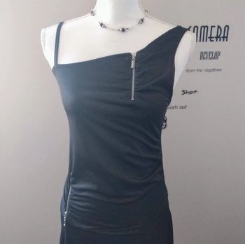 Robe de soirée mi longue chic one shoulder taille 42/44