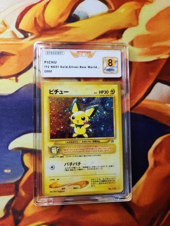 Carte Pokémon Pichu Holo 172 Neo Genesis sfg 8