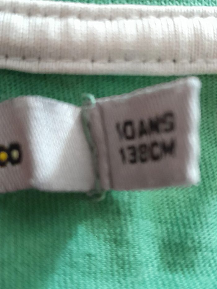 T-shirt vert, imprimé, Marque Tape à l'oeil, taille 10ans - photo numéro 4