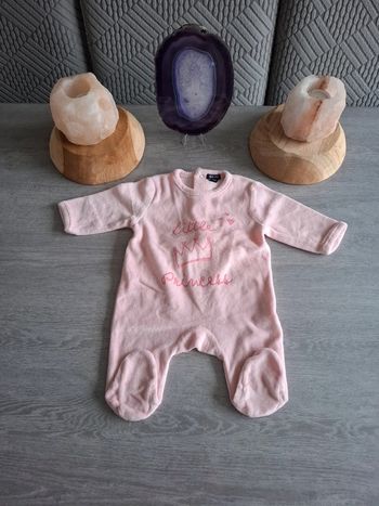 Pyjama velours 1 mois