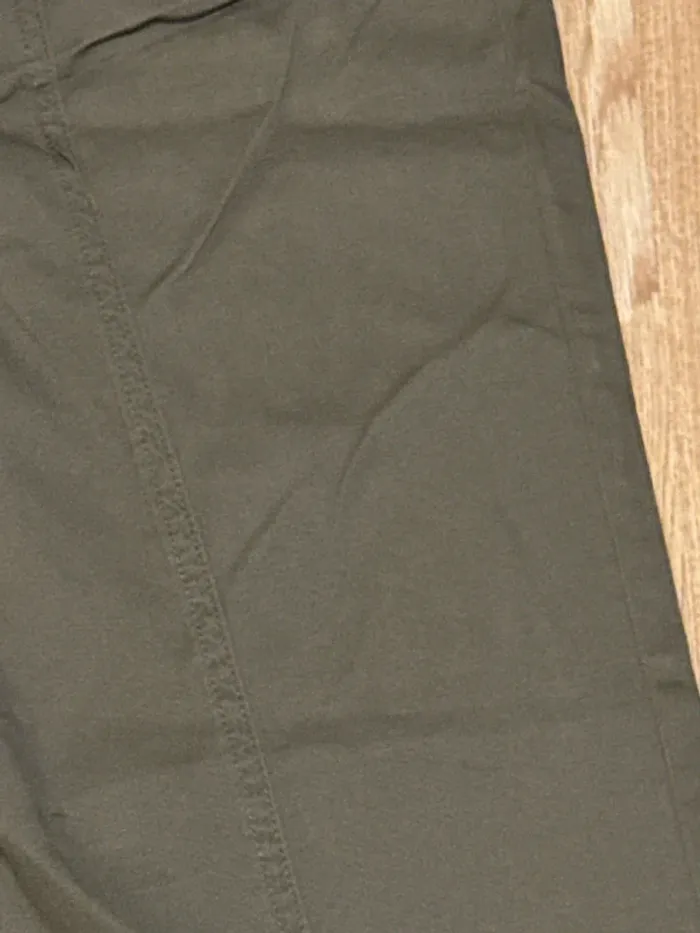 Pantalon taille 58 kaki très souple cordon à la taille - photo numéro 4