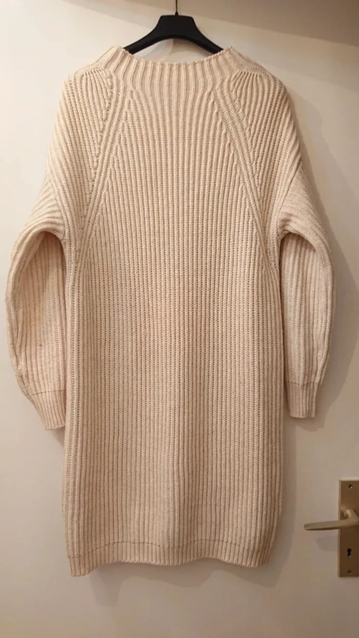 Robe pull beige
