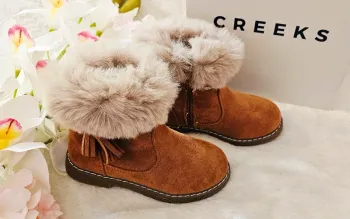 Bottes Bottines Zip Fourrure Extérieur Creeks T26