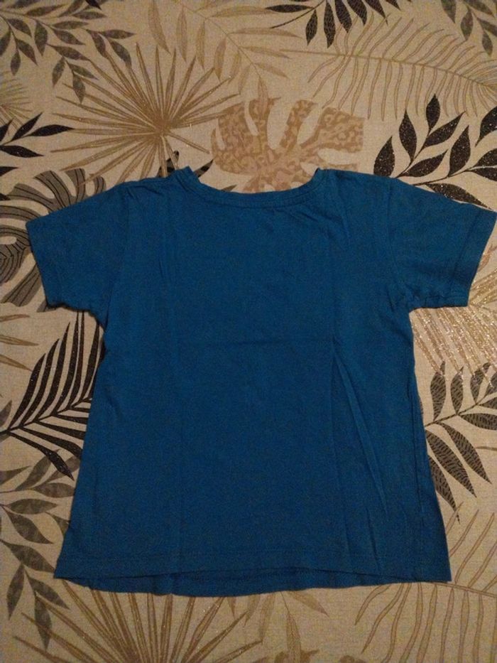 Tee shirt manche courte Bleu Tissaia 8 ans - photo numéro 2