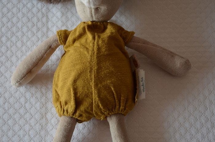 DOUDOU LAPIN OCRE * MOULIN ROTY * 1737. - photo numéro 3