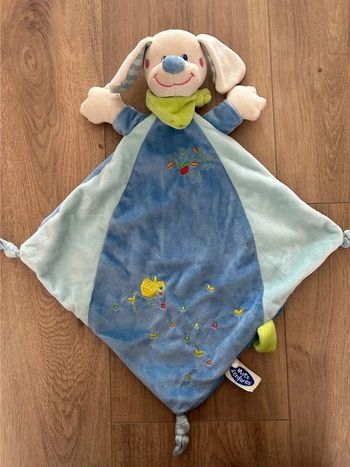 Doudou plat chien mot d’enfant