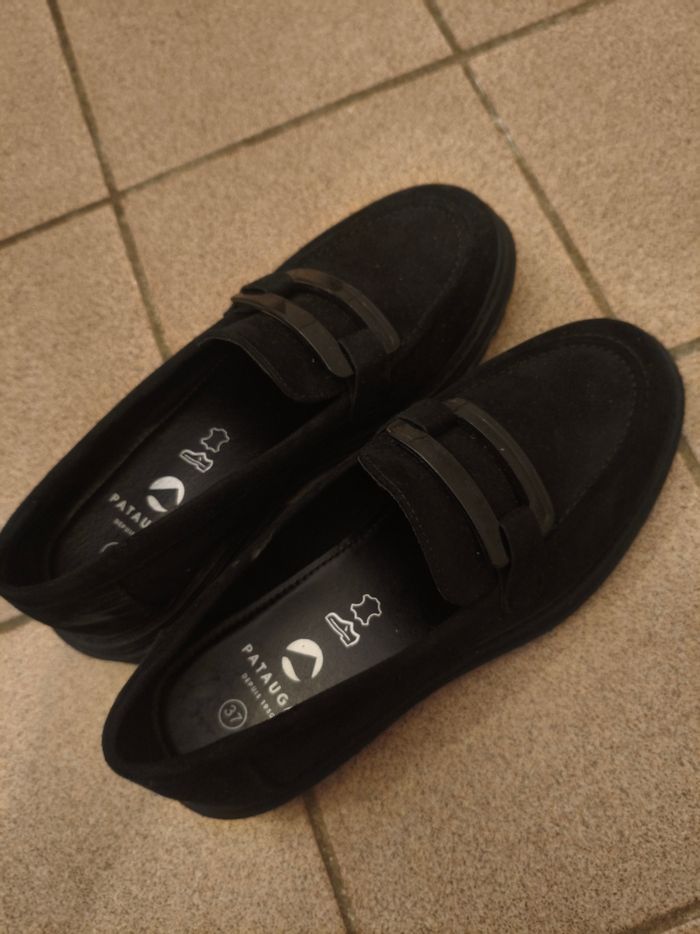 Paire de mocassin noirs femme - taille 38 - photo numéro 5