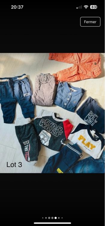 Lot vêtements 3 mois