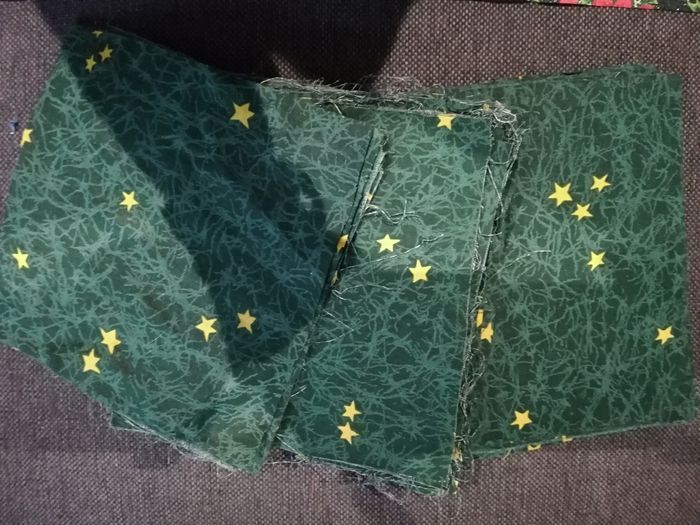 Lot de 125 morceaux de tissu de Noël - photo numéro 3