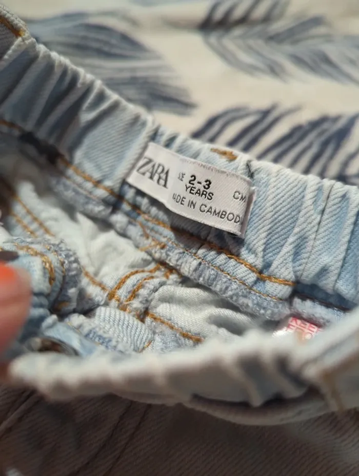 Petit short en jean zara - photo numéro 4