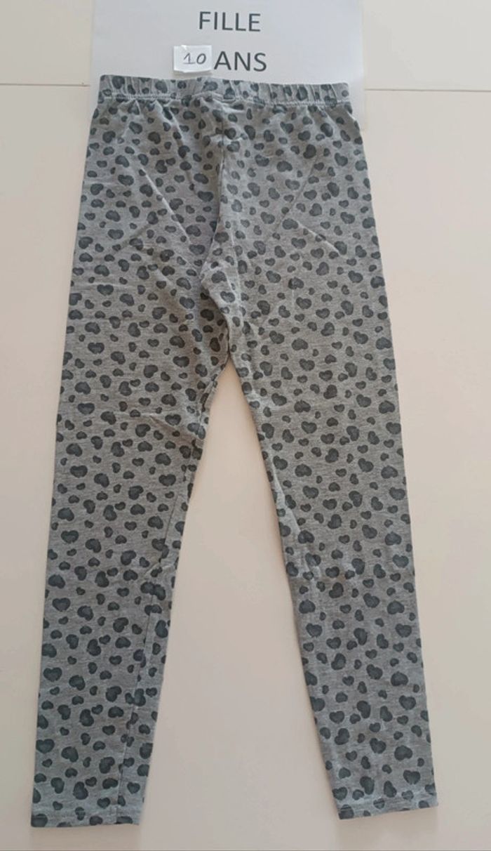 Legging cœurs in extenso 10 ans - photo numéro 2