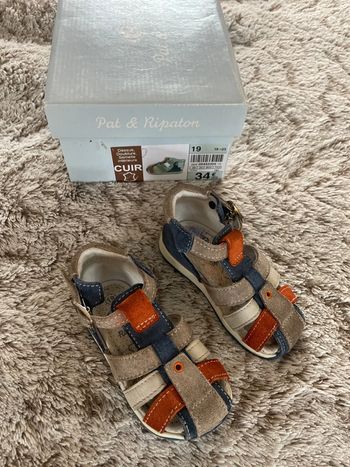 Sandale chaussure bébé garçon cuir