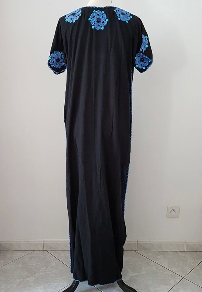 Djellaba noire et bleue - photo numéro 2