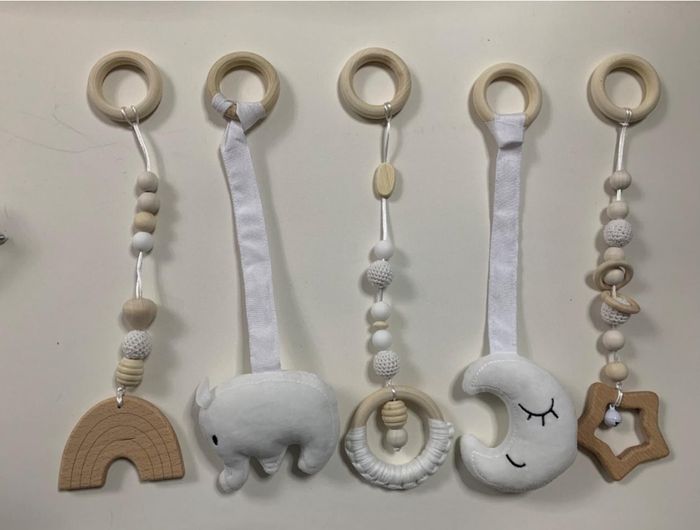 Arche bébé  d’éveil en bois - photo numéro 5