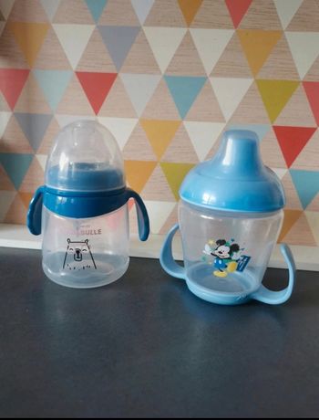 Lot Tasses d'apprentissage bébé avec poignées