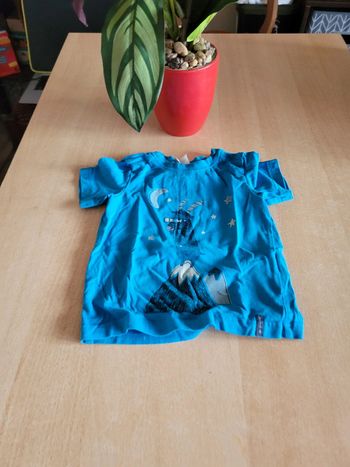 Tee shirt manches courtes flocage prénom Robin