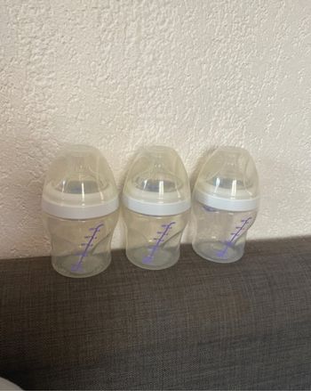 Lot 3 biberons avec tétines 150 ml
