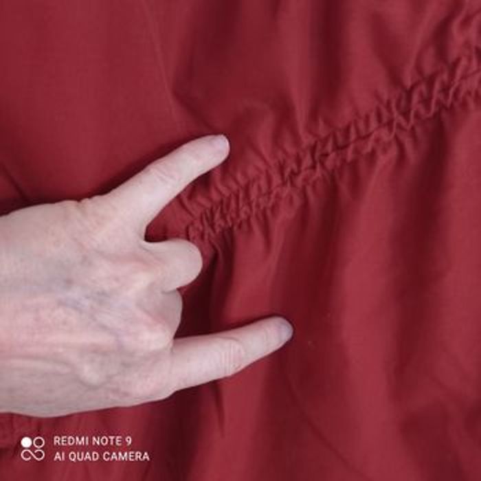 Manteau doudoune brique orangé t42/44 - photo numéro 4