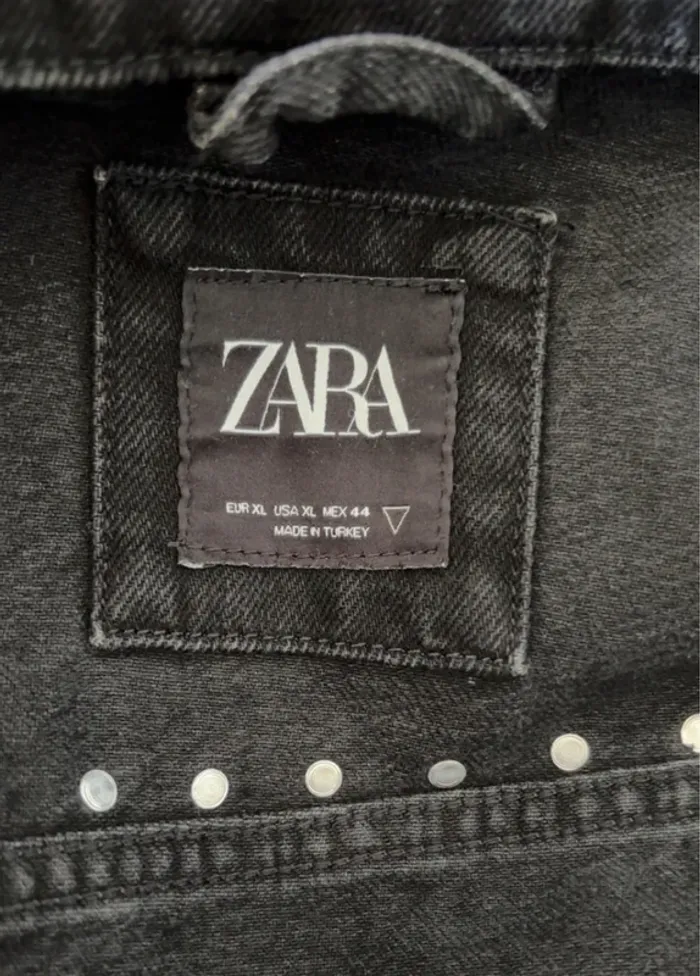 Veste en jean Zara xl - photo numéro 4