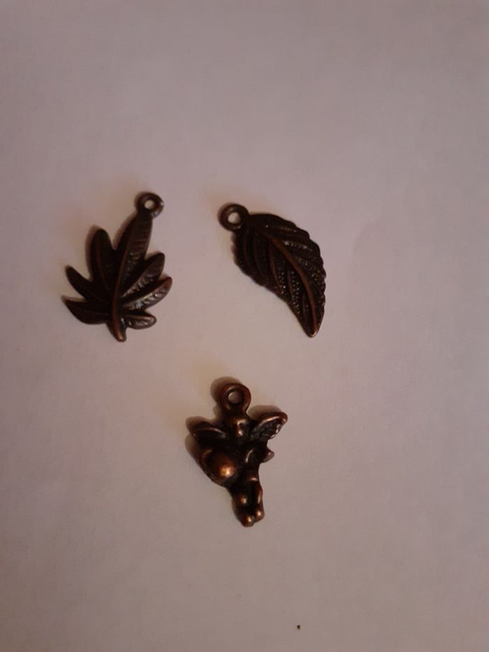 Lot de 3 breloques