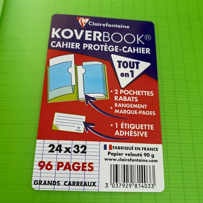 Le lot de 2 cahiers grands carreaux - photo numéro 2