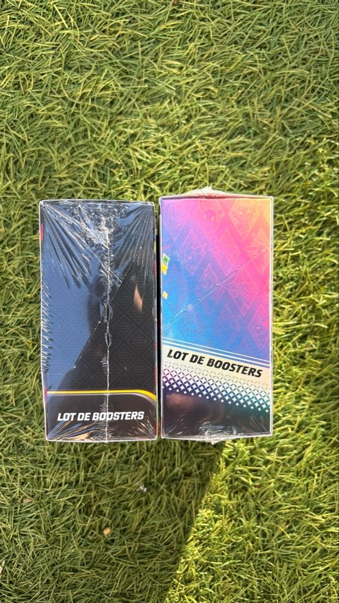 Coffret Pokemon bundle lot de 6 boosters méga évolution flammes fantasmagoriques me02 et ev8.5 - photo numéro 2