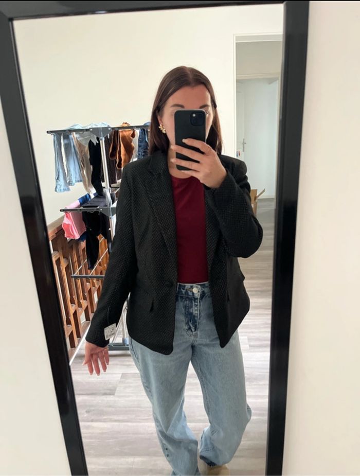 Blazer noir et or neuf avec étiquettes - photo numéro 5