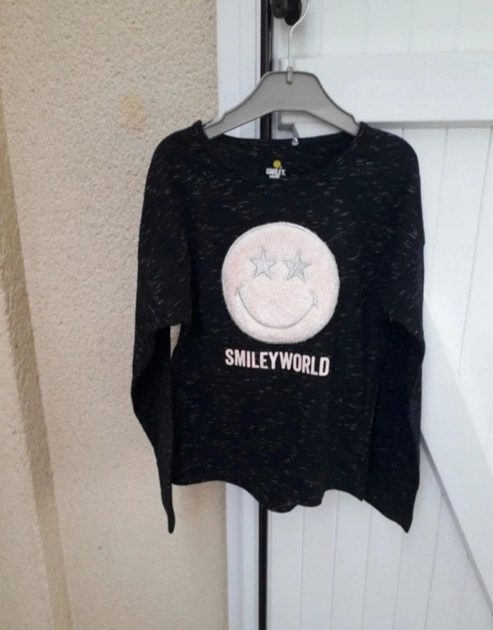 haut filles smiley world taille 8 ans - photo numéro 1