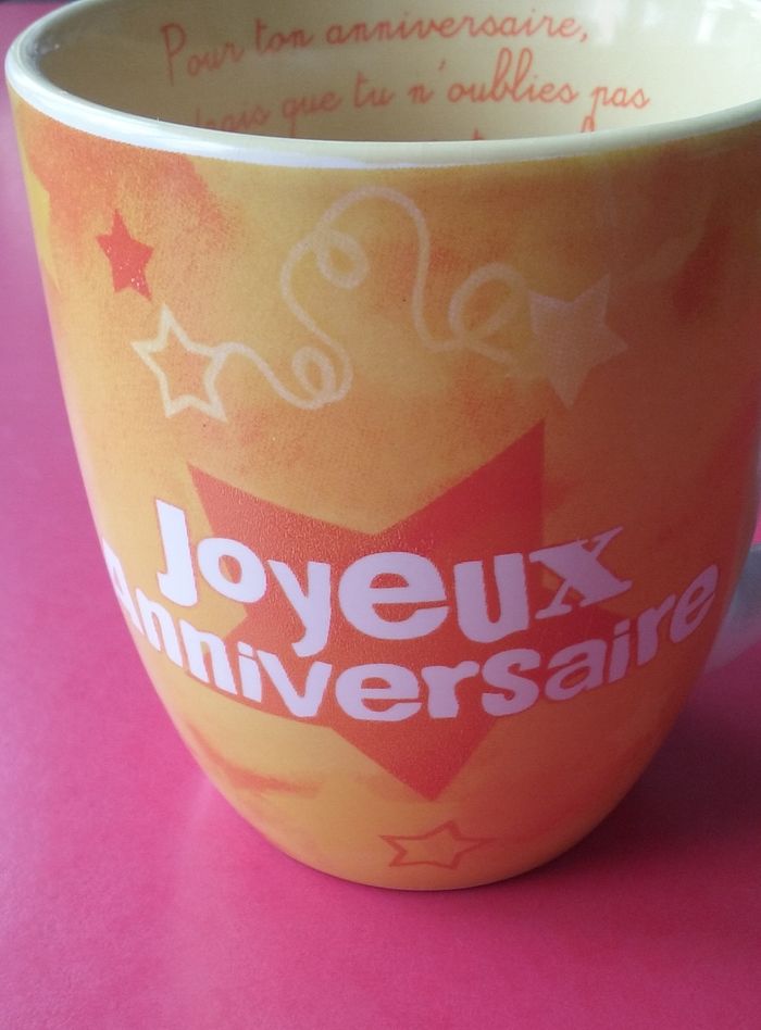 Mug "Joyeux anniversaire" - photo numéro 2