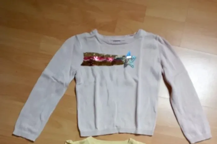 Pull beige 6 ans