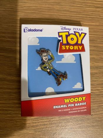 pin's woody toy story disney
