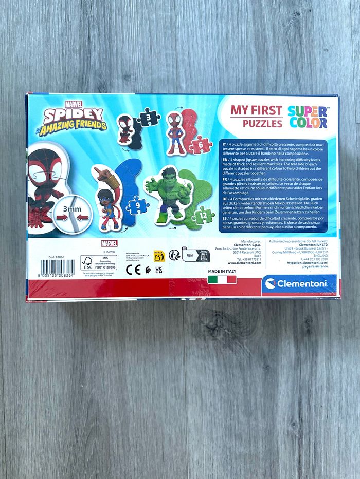 Mon premier puzzle Spidey Clémentoni - photo numéro 2