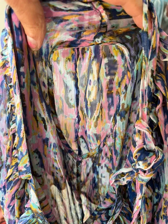 Jolie robe été fluide taille 36-38 état impeccable été à voir en urgence - photo numéro 13