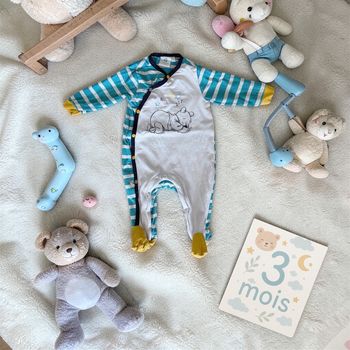 Pyjama fin croisé Mixte - T3mois  - Disney