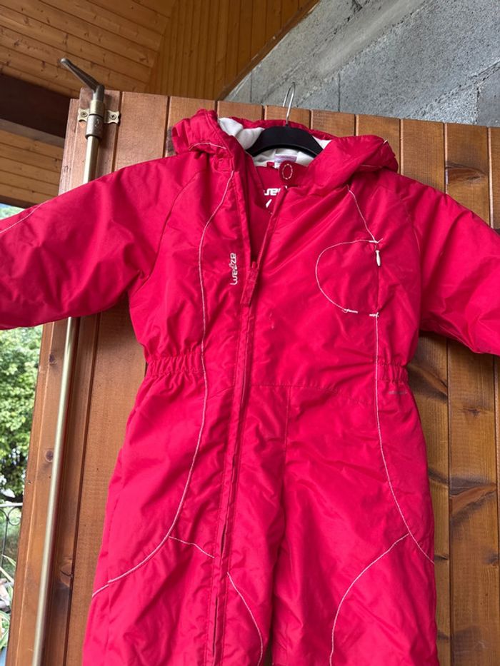 Combinaison de ski rouge une pièce - photo numéro 2