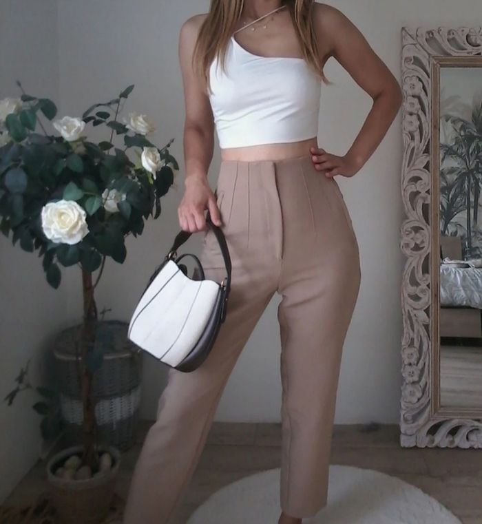 Pantalon à pinces Zara - photo numéro 2