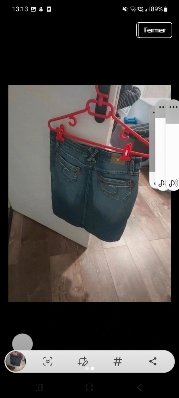 Jupe en jeans - photo numéro 2