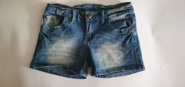 Firefly short en jean bleu délavé