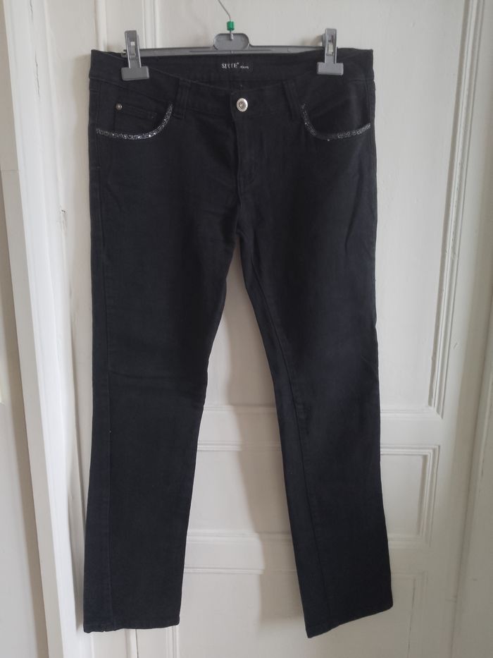 Jeans femme noir Sixte jeans