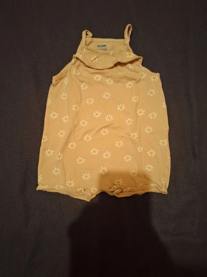 Combi bébé fleurs