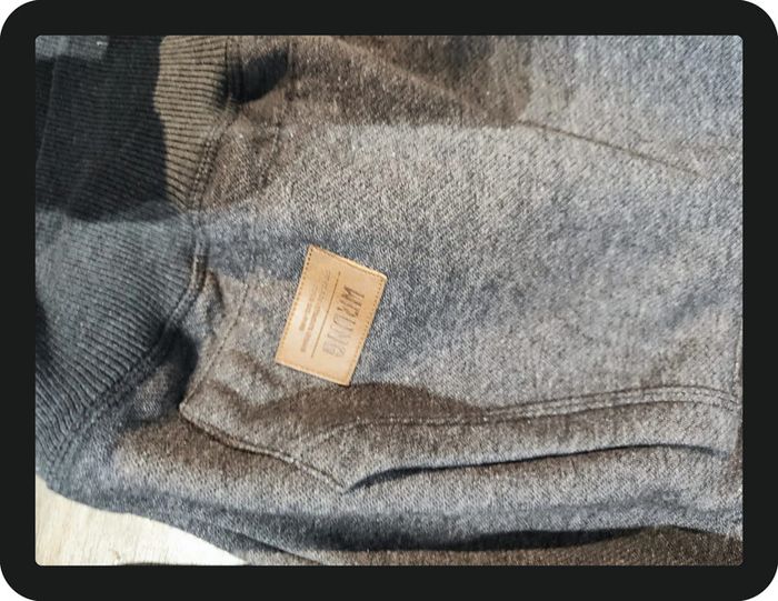 Sweat à capuche gris Wrung Taille S - photo numéro 3
