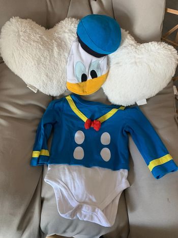 Ensemble bodie déguisement Donald 9-12 mois
