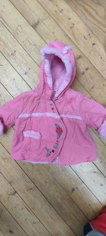 Manteau catimini rose hiver 9 mois