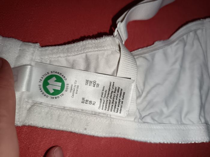Soutien gorge d'allaitement blanc et gris - photo numéro 7