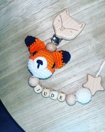 Attache tétine personnalisé