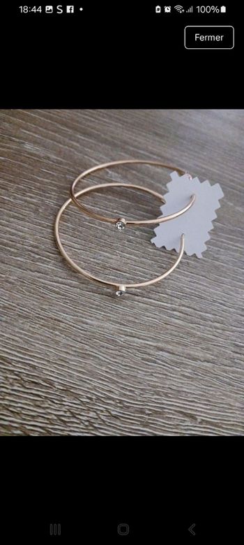 Boucles d'oreilles acier inoxydable 