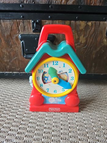 Réveil musical fisher price vintage