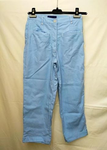 Pantacourt bleu ciel Thalassa, NEUF, T36